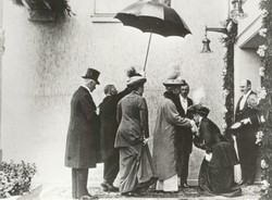 Eröffnung des Oskar-Helene-Heims 1914 unter Anwesenheit der deutschen Kaiserin