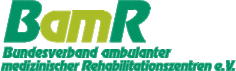 Logo Bundesverband ambulanter medizinischer Rehabilitationszentren e. V.